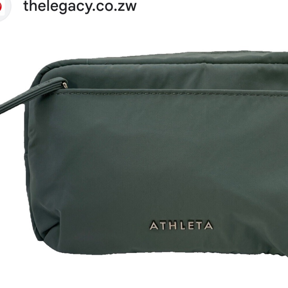 Athleta Dark Green Belt Bag